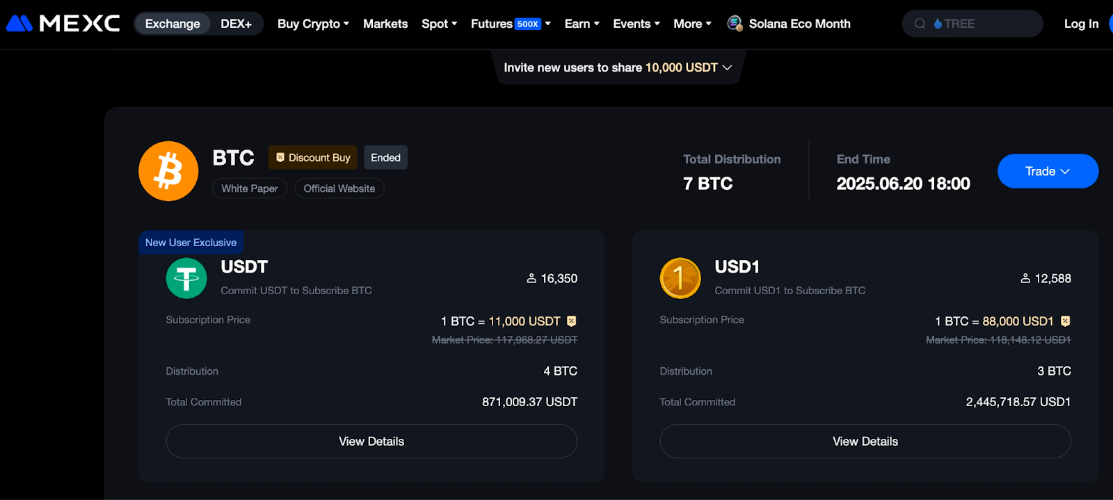 MEXC also released a series of beginner, new users, trading type of campaigns, as well as 0 fee for BTC, SOL, PEPE, DOGE, PUMP, PI for Africa users to customize the preference exclusively for Africa users.