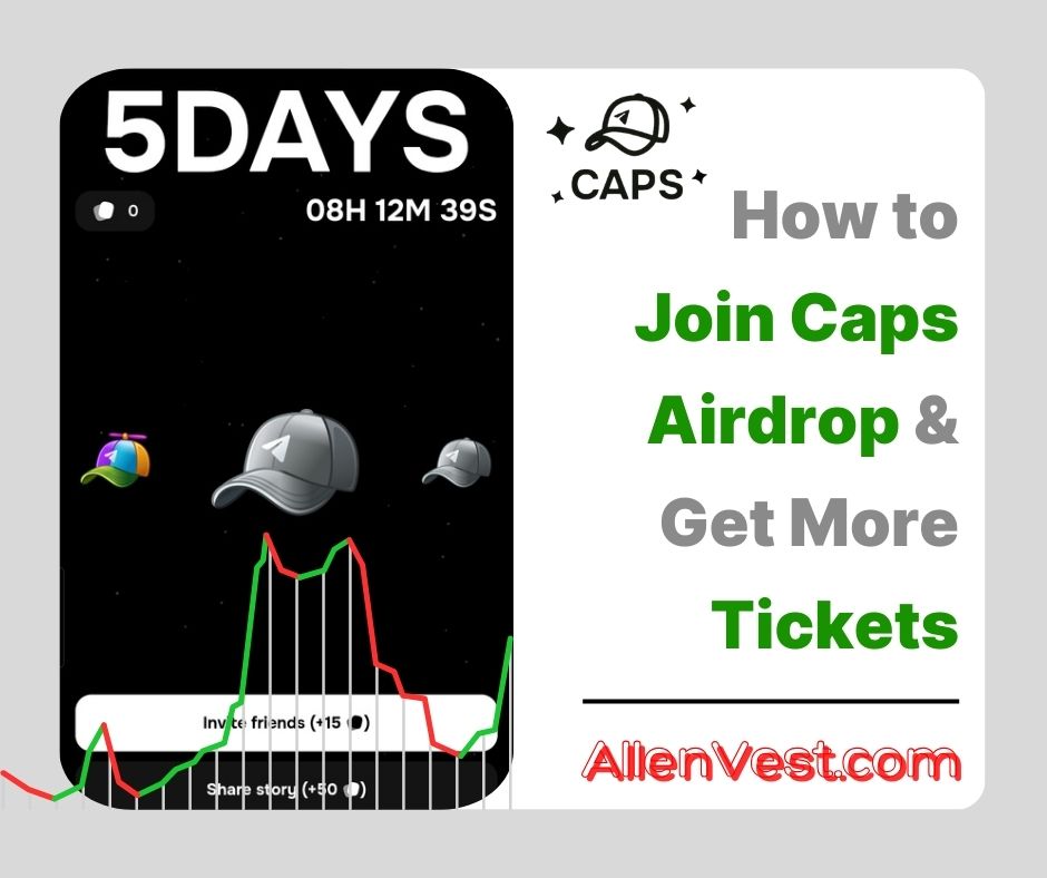 How to Join Caps Airdrop & Get More Tickets - Durov Caps NFT