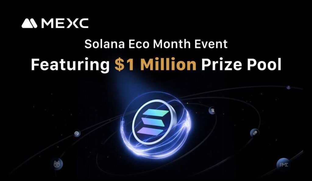 MEXC, one of the world’s leading crypto exchanges, has kicked off a massive event called Solana Eco Month, running from July 21 to August 20, 2025. This exciting campaign brings together everything crypto users love: airdrops, trading bonuses, zero-fee trading, and high-yield staking, all packed into one mega celebration of the Solana ecosystem.